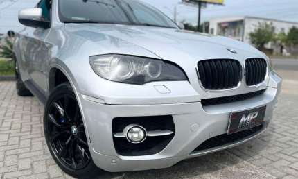Bmw x6 xdrive 35i 3.0 306cv bi-turbo  - prata - 2009/2010