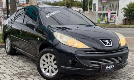 Peugeot 207 sedan passion xs 1.6 flex 16v 4p aut  - preta - 2010/2011