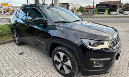 Jeep compass longitude 2.0 4x2 flex 16v aut.  - preta - 2018/2018