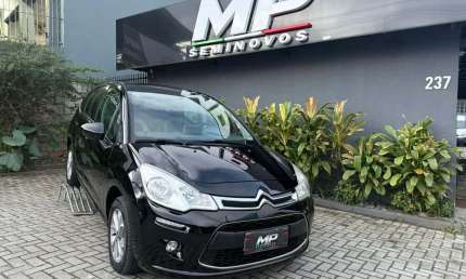 Citroën c3 tendance 1.5 flex 8v 5p mec.  - preta - 2013/2014