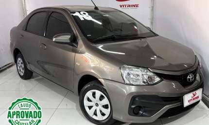 Toyota etios 2018 1.5 xs sedan 16v flex 4p automático