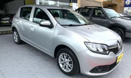 Renault sandero expression flex 1.0 12v 5p  - prata - 2019/2020