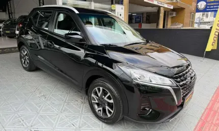 Nissan kicks sense 1.6 flex aut unico dono - preta - 2022/2022