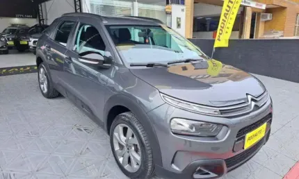 Citroën c4 cactus feel pack 1.6 flex aut - cinza - 2021/2022