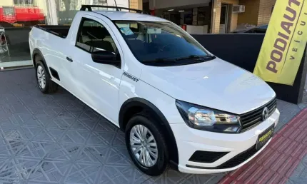 Volkswagen saveiro robust 1.6 total flex  - branca - 2019/2020