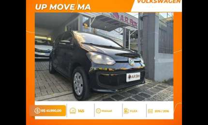 Volkswagen up move ma 2016 preto abaixo da fipe finacia 100%