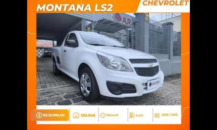 Chevrolet montana ls2 2019 branca