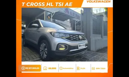 Volkswagen t cross hl tsi ae 2020 prata