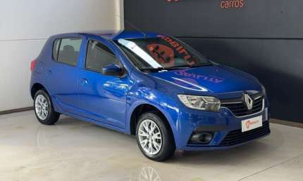Renault sandero zen flex 1.6 16v 5p mec.  - azul - 2019/2020