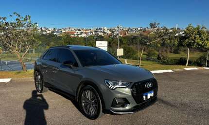 Audi q3 black s line 1.4 2021 - com teto!