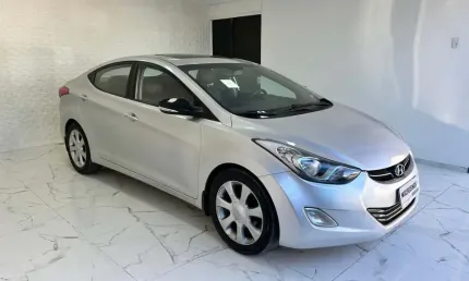 Hyundai elantra gls 1.8 automático com teto solar - prata - 2012/2013