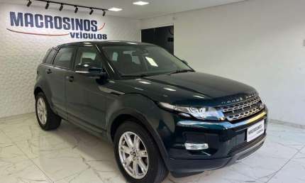 Land rover range rover evoque pure  2.0 aut. apenas 50.000km - verde - 2012/2013