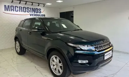 Land rover range rover evoque pure  2.0 aut. apenas 50.000km - verde - 2012/2013
