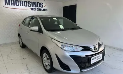 Toyota yaris hatch xl 1.3 flex 5p aut.  - prata - 2020/2020