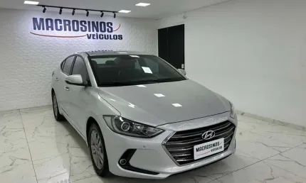 Hyundai elantra 2.0 flex aut.  - prata - 2016/2017