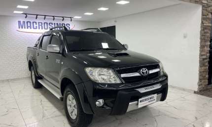 Toyota hilux cd srv d4-d 4x4 3.0 tdi diesel aut  - preta - 2005/2006