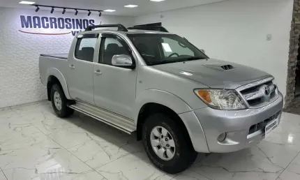 Toyota hilux cd srv d4-d 4x2 3.0 163cv tdi dies  - prata - 2007/2007