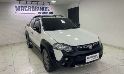 Fiat strada adventure 1.8 locker cd 5 lugares - branca - 2015/2016