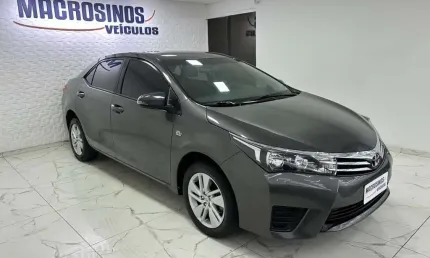 Toyota corolla gli 1.8 flex 16v mec.  - cinza - 2014/2015