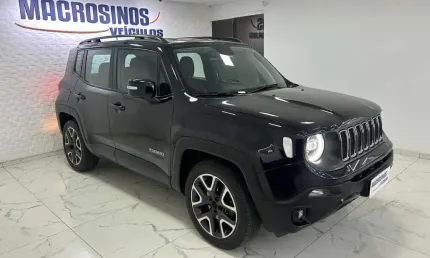 Jeep renegade longitude 1.8 4x2 flex aut.  - preta - 2021/2021
