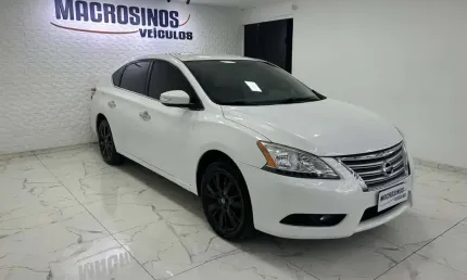 Nissan sentra sl flex automático - branca - 2014/2015