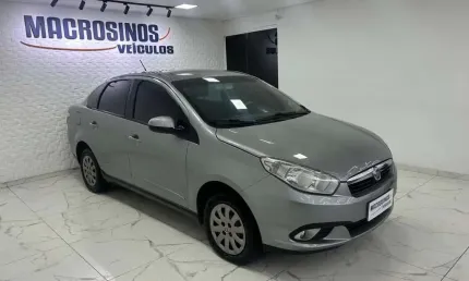 Fiat grand siena attrac. 1.4 evo f.flex 8v  - cinza - 2013/2014