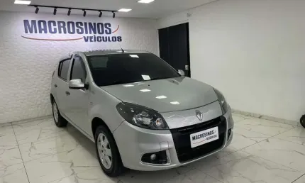 Renault sandero expression hi-flex 1.0 5p  - prata - 2013/2014
