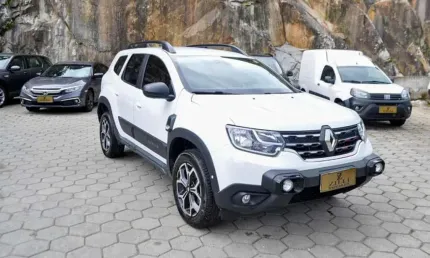 Renault duster iconic plus 1.3 turbo at  - branca - 2023/2024