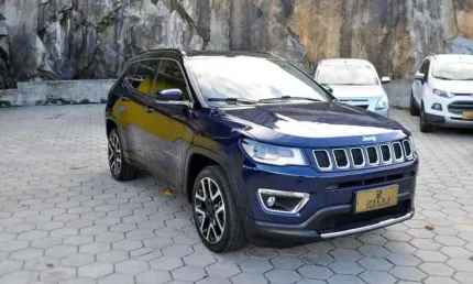 Jeep compass limited 2.0 at  - azul - 2020/2021