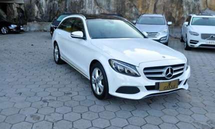 Mercedes-benz mercedes c-300 estate avantgarde 2.0 turbo at - branca - 2017/2018