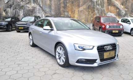 Audi a5 sportback ambiente 1.8 tfsi at  - prata - 2015/2016
