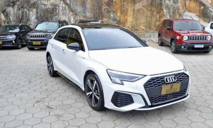 Audi a3 sportback 2.0 s-line turbo at (hibrido)  - branca - 2023/2023