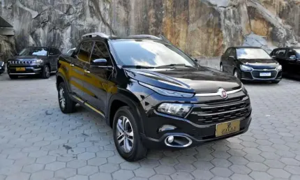 Fiat toro volcano 2.4 at  - preta - 2018/2019