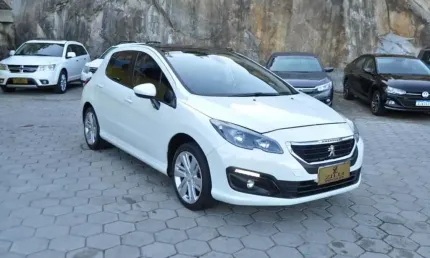 Peugeot 308 allure 1.6 mt  - branca - 2015/2016