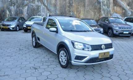 Volkswagen saveiro trendline 1.6 mt  - prata - 2019/2020