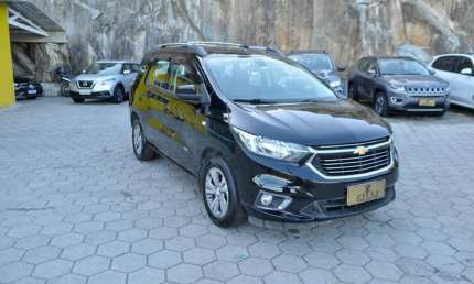 Chevrolet spin premier 1.8 at (7l) - preta - 2019/2020