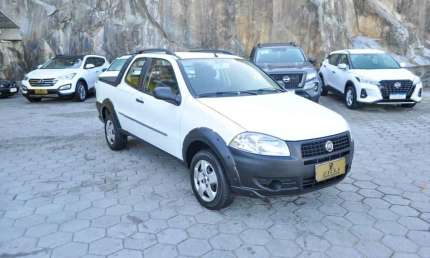Fiat strada working cd 1.4 mt - branca - 2012/2013