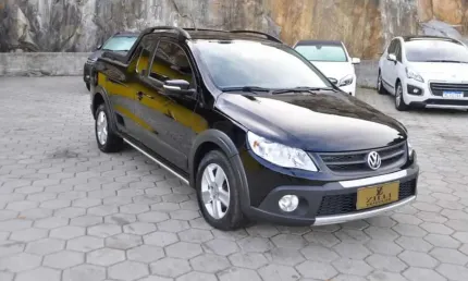 Volkswagen saveiro cross 1.6 ce mt  - preta - 2011/2011