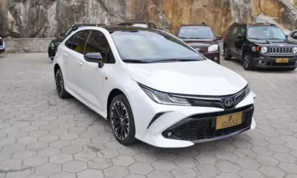 Toyota corolla gr-sport 2.0 at  - branca - 2021/2022