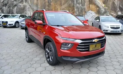 Chevrolet montana premier 1.2 turbo at  - vermelha - 2023/2023
