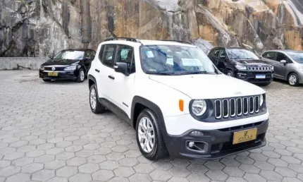 Jeep renegade sport 1.8 at  - branca - 2018/2018