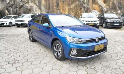 Volkswagen virtus comfortline 200 tsi 1.0 at - azul - 2023/2024