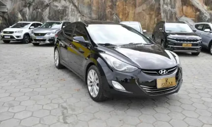 Hyundai elantra gls 1.8 at - preta - 2012/2013