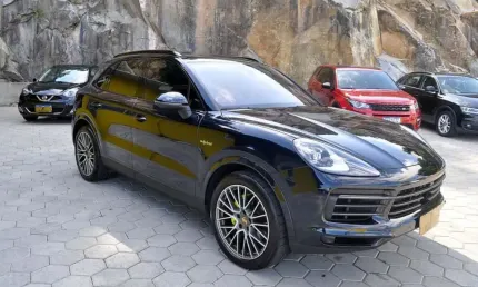Porsche cayenne e-hybrid platinum edition 3.0 v6 at  - azul - 2023/2023