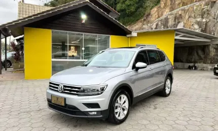 Volkswagen tiguan allspac comf 250 tsi 1.4 flex  - prata - 2019/2020