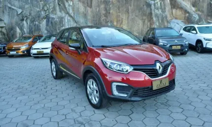 Renault captur life 1.6 at  - vermelha - 2018/2019