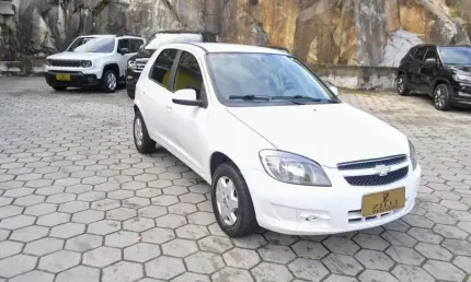 Chevrolet celta lt 1.0 - branca - 2014/2015