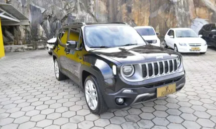 Jeep renegade limited 1.8 at - preta - 2020/2021