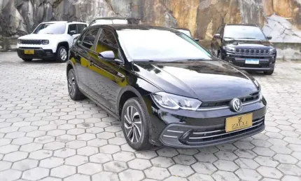 Volkswagen polo highline tsi 1.0 at - preta - 2023/2024