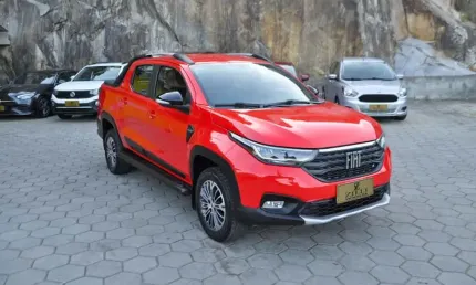 Fiat strada ranch cd 1.3 at - vermelha - 2022/2023